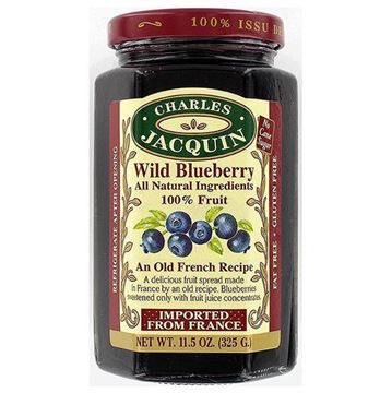 Picture of BLUEBERRY JAM 325 GR - NO ADD SUGAR AND WITHOUT GLUTEN (FRANCE)