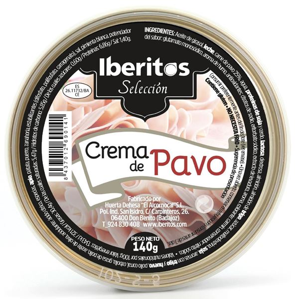 Imagen de CREMA DE PAVO - SIN GLUTEN 140 GR (ESPAÑA)