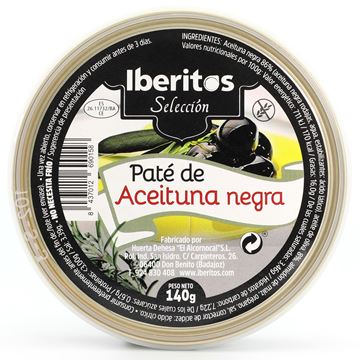 Picture of BLACK OLIVE PATE - GLUTEN FREE 140 GR (SPAIN)