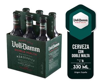 Imagen de VOLL DAMM SIX PACK DOBLE MALTA 330 ML (ESPAÑA)