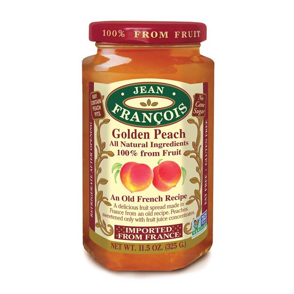 Picture of PEACH JAM 325 GR - NO ADD SUGAR AND WITHOUT GLUTEN (FRANCE)