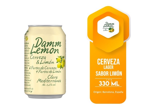 Imagen de DAMM LEMON LATA 330 ML (ESPAÑA)