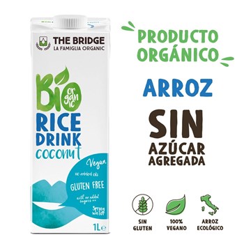 Imagen de BIO ARROZ COCO 1 LT - SIN GLUTEN Y SIN AZÚCAR AÑADIDA (ITALIA)