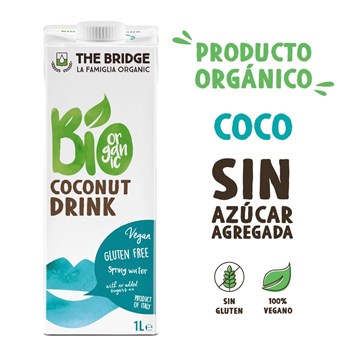 Imagen de BIO COCO NATURAL 1 LT - SIN GLUTEN Y SIN AZÚCARES (ITALIA)