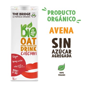 Imagen de BIO AVENA CON CALCIO 1 LT - SIN AZÚCAR AÑADIDA (ITALIA)