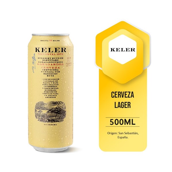 Imagen de KELER LATA 500ML (SAN SEBASTIAN)